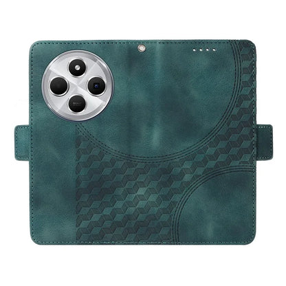 For Xiaomi Redmi 14C 4G Case PU Leather Phone Cover Rhombus Starry Imprinted