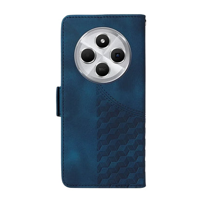 For Xiaomi Redmi 14C 4G Case PU Leather Phone Cover Rhombus Starry Imprinted