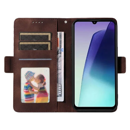 For Xiaomi Redmi 14C 4G Case PU Leather Phone Cover Rhombus Starry Imprinted