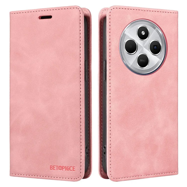 BETOPNICE 003 For Xiaomi Redmi 14C 4G Wallet Case Leather Phone Cover with Stand