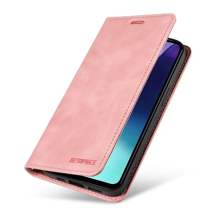 BETOPNICE 003 For Xiaomi Redmi 14C 4G Wallet Case Leather Phone Cover with Stand