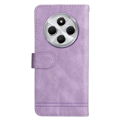 For Xiaomi Redmi 14C 4G Wallet Case Skin-Touch Leather Phone Cover Tree Pattern Hardware