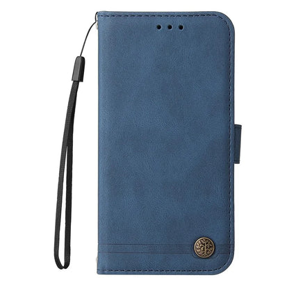 For Xiaomi Redmi 14C 4G Wallet Case Skin-Touch Leather Phone Cover Tree Pattern Hardware