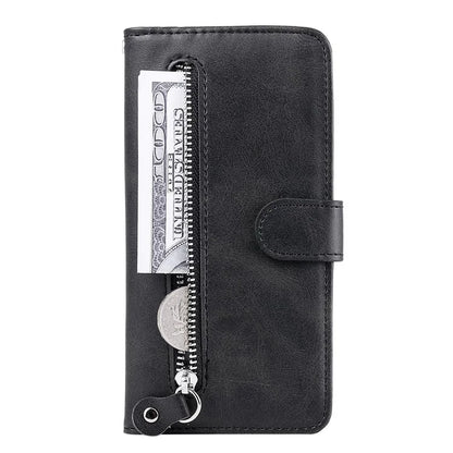 For Xiaomi Redmi 14C 4G Case Zipper Wallet Calf Texture PU Leather Phone Cover