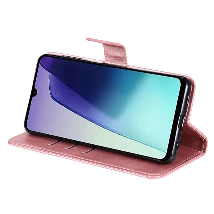 For Xiaomi Redmi 14C 4G Case Zipper Wallet Calf Texture PU Leather Phone Cover