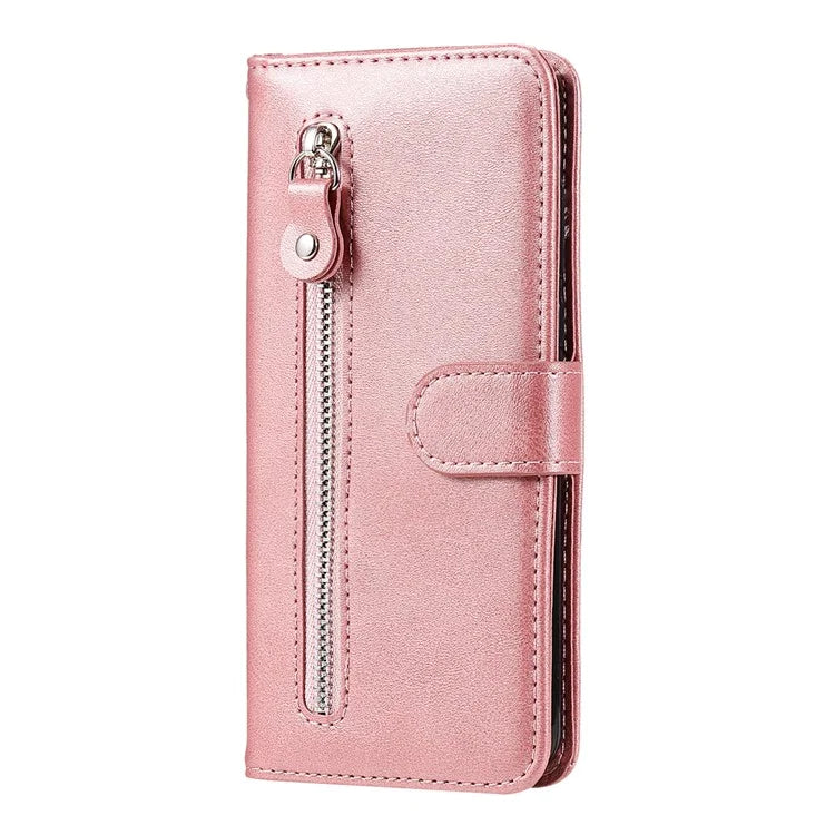 For Xiaomi Redmi 14C 4G Case Zipper Wallet Calf Texture PU Leather Phone Cover