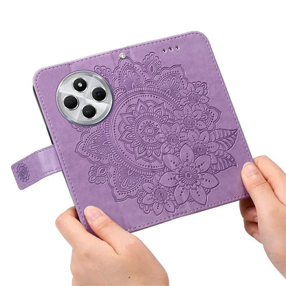 For Xiaomi Redmi 14C 4G Case PU Leather Wallet Floral Phone Cover Stand View