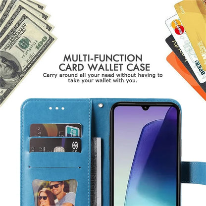 For Xiaomi Redmi 14C 4G Case PU Leather Wallet Floral Phone Cover Stand View