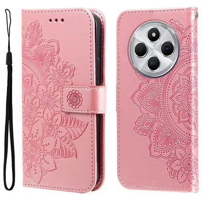 For Xiaomi Redmi 14C 4G Case PU Leather Wallet Floral Phone Cover Stand View