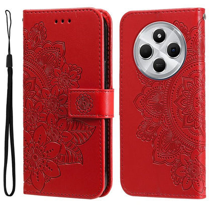 For Xiaomi Redmi 14C 4G Case PU Leather Wallet Floral Phone Cover Stand View