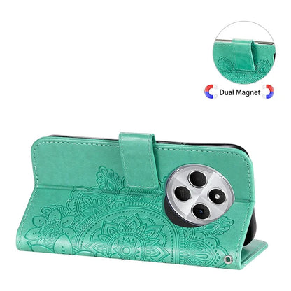 For Xiaomi Redmi 14C 4G Case PU Leather Wallet Floral Phone Cover Stand View
