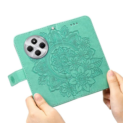 For Xiaomi Redmi 14C 4G Case PU Leather Wallet Floral Phone Cover Stand View