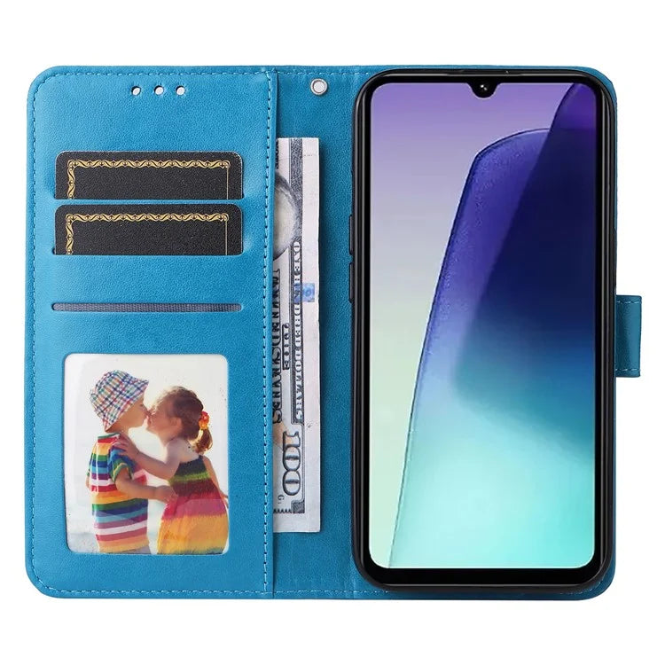 For Xiaomi Redmi 14C 4G Case Sunflower Imprint Leather Wallet Phone Cover