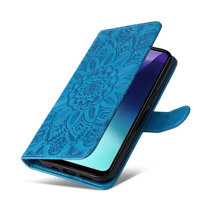 For Xiaomi Redmi 14C 4G Case Sunflower Imprint Leather Wallet Phone Cover