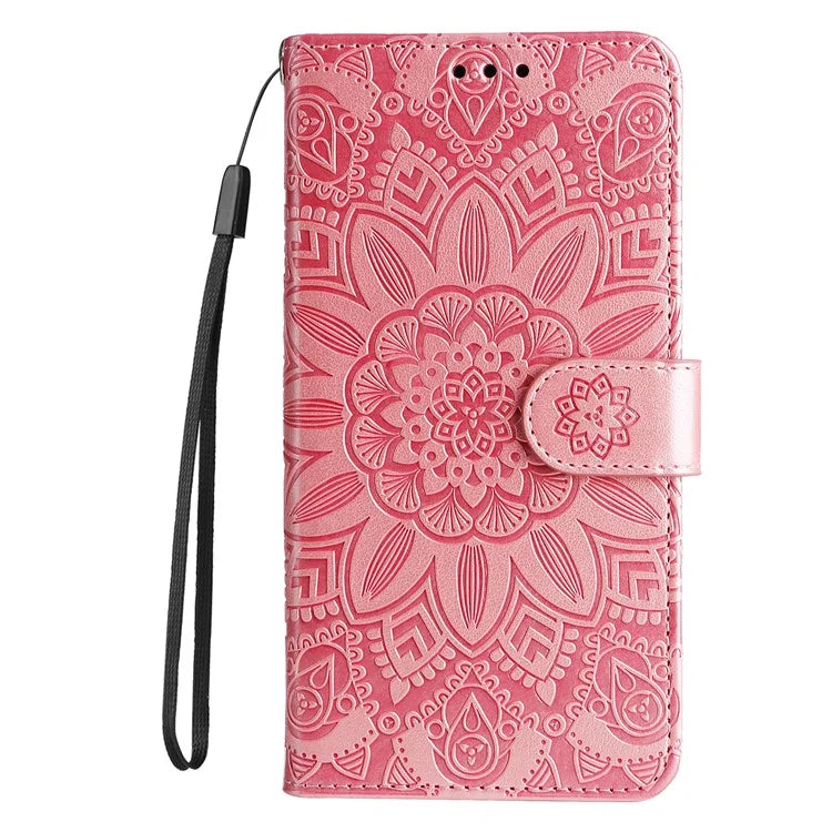 For Xiaomi Redmi 14C 4G Case Sunflower Imprint Leather Wallet Phone Cover