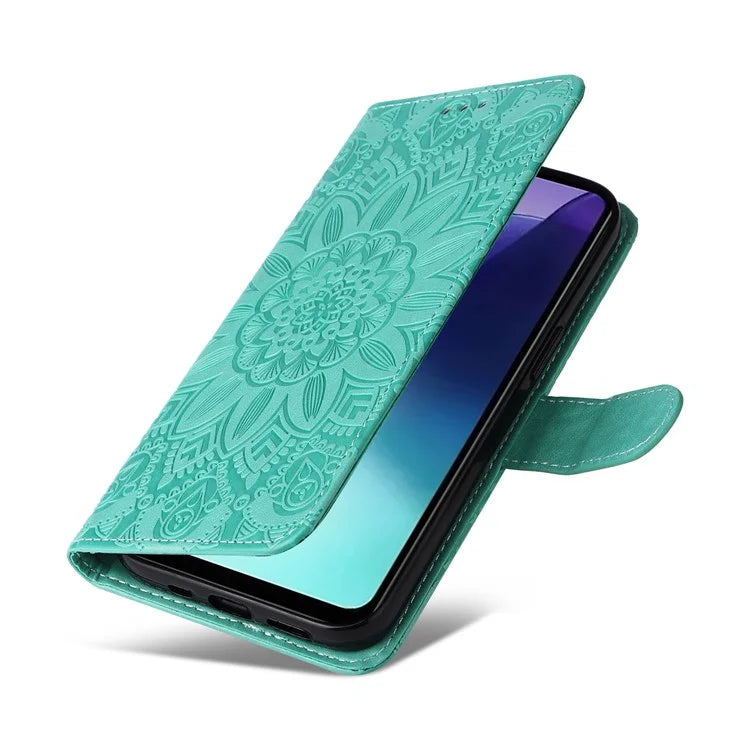 For Xiaomi Redmi 14C 4G Case Sunflower Imprint Leather Wallet Phone Cover
