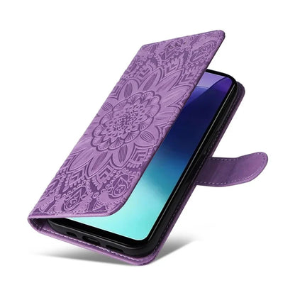 For Xiaomi Redmi 14C 4G Case Sunflower Imprint Leather Wallet Phone Cover
