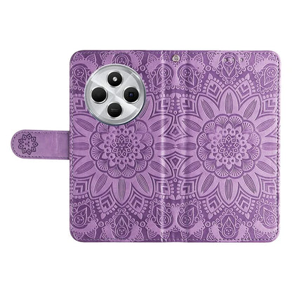 For Xiaomi Redmi 14C 4G Case Sunflower Imprint Leather Wallet Phone Cover