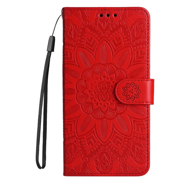 For Xiaomi Redmi 14C 4G Case Sunflower Imprint Leather Wallet Phone Cover