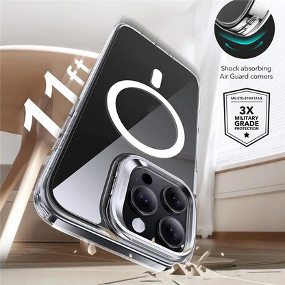 ESR For iPhone 16 Pro Max Case Compatible with MagSafe PC+TPU Kickstand Phone Cover with Screen Film