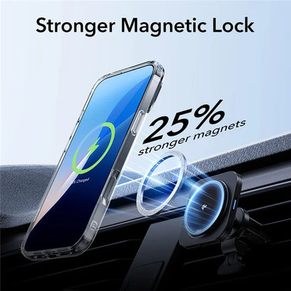 ESR For iPhone 16 Pro Max Case Compatible with MagSafe PC+TPU Kickstand Phone Cover with Screen Film