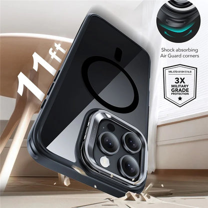 ESR For iPhone 16 Pro Max Case Compatible with MagSafe PC+TPU Kickstand Phone Cover with Screen Film