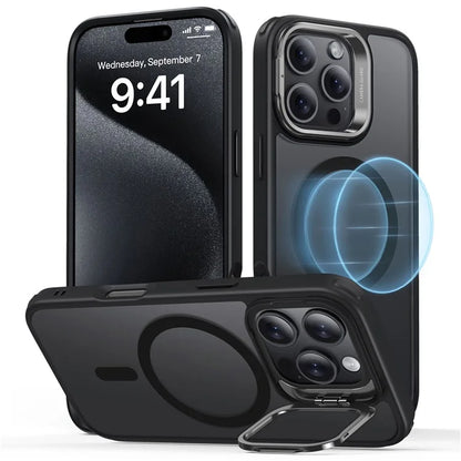 ESR For iPhone 16 Pro Max Case Compatible with MagSafe PC+TPU Kickstand Phone Cover with Screen Film