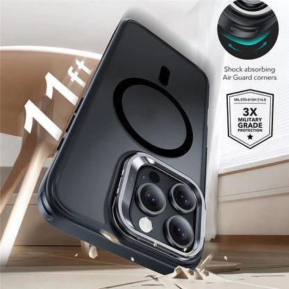 ESR For iPhone 16 Pro Max Case Compatible with MagSafe PC+TPU Kickstand Phone Cover with Screen Film