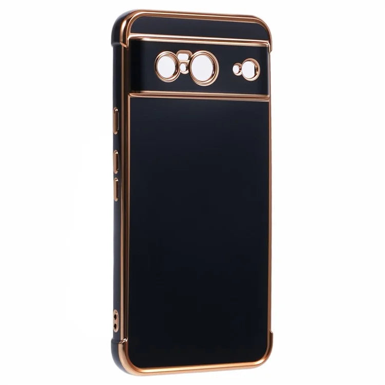 For Google Pixel 8 Case Electroplated Frame TPU Soft Phone Cover