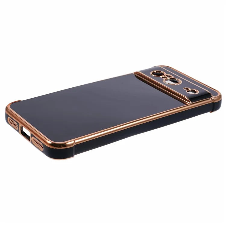 For Google Pixel 8 Case Electroplated Frame TPU Soft Phone Cover