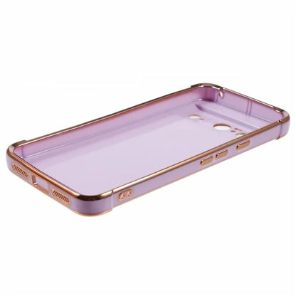 For Google Pixel 8 Case Electroplated Frame TPU Soft Phone Cover