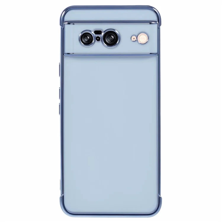 For Google Pixel 8 Case Electroplated Frame TPU Soft Phone Cover