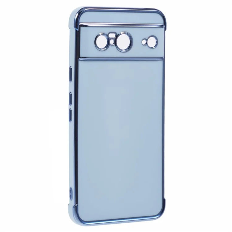 For Google Pixel 8 Case Electroplated Frame TPU Soft Phone Cover