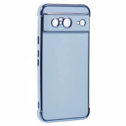 For Google Pixel 8 Case Electroplated Frame TPU Soft Phone Cover