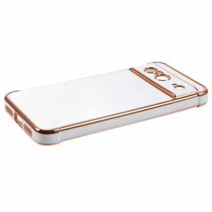 For Google Pixel 8 Case Electroplated Frame TPU Soft Phone Cover