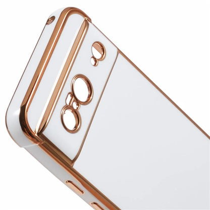 For Google Pixel 8 Case Electroplated Frame TPU Soft Phone Cover