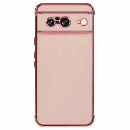 For Google Pixel 8 Case Electroplated Frame TPU Soft Phone Cover
