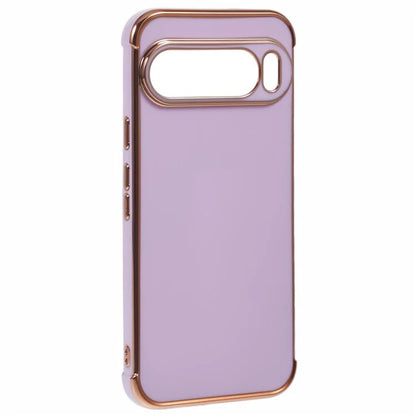 For Google Pixel 9 Pro XL Case Electroplated Frame TPU Soft Phone Cover