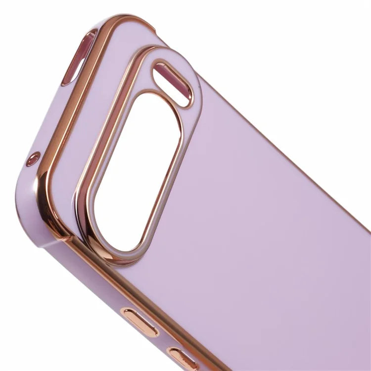 For Google Pixel 9 Pro XL Case Electroplated Frame TPU Soft Phone Cover