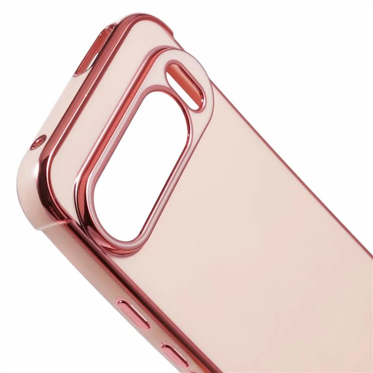 For Google Pixel 9 Pro XL Case Electroplated Frame TPU Soft Phone Cover