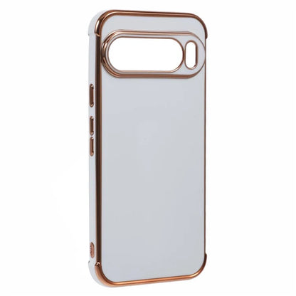For Google Pixel 9 Pro XL Case Electroplated Frame TPU Soft Phone Cover