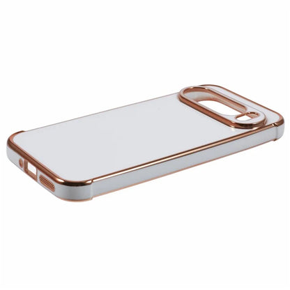 For Google Pixel 9 Pro XL Case Electroplated Frame TPU Soft Phone Cover