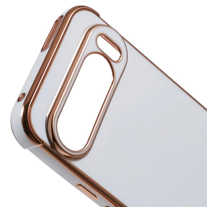 For Google Pixel 9 Pro XL Case Electroplated Frame TPU Soft Phone Cover