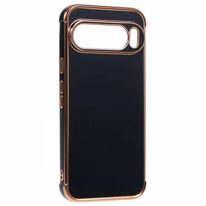 For Google Pixel 9 Pro XL Case Electroplated Frame TPU Soft Phone Cover
