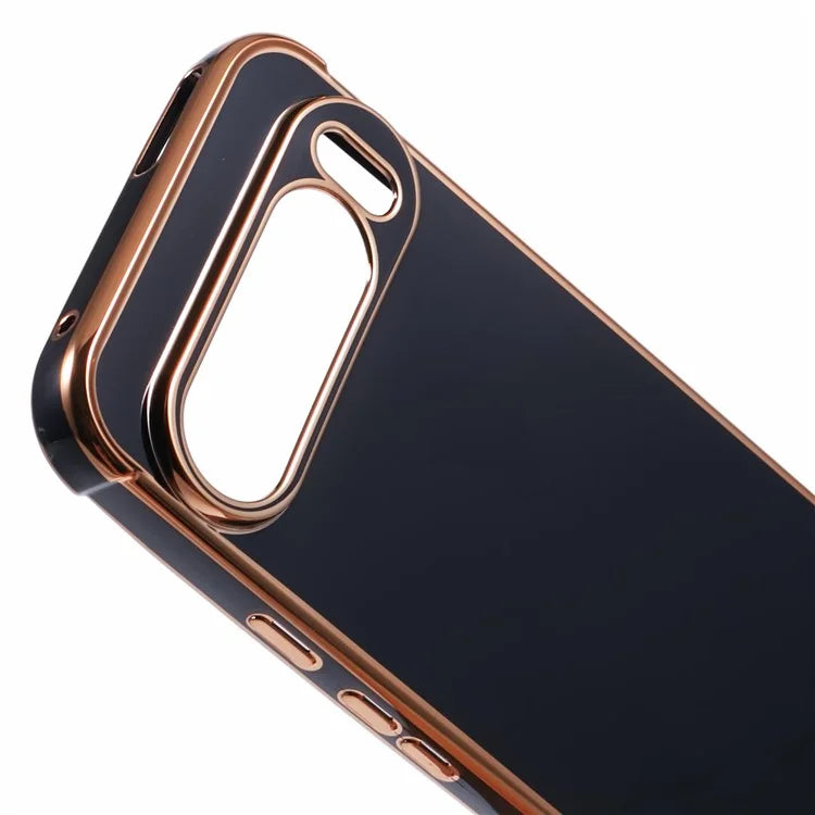 For Google Pixel 9 Pro XL Case Electroplated Frame TPU Soft Phone Cover