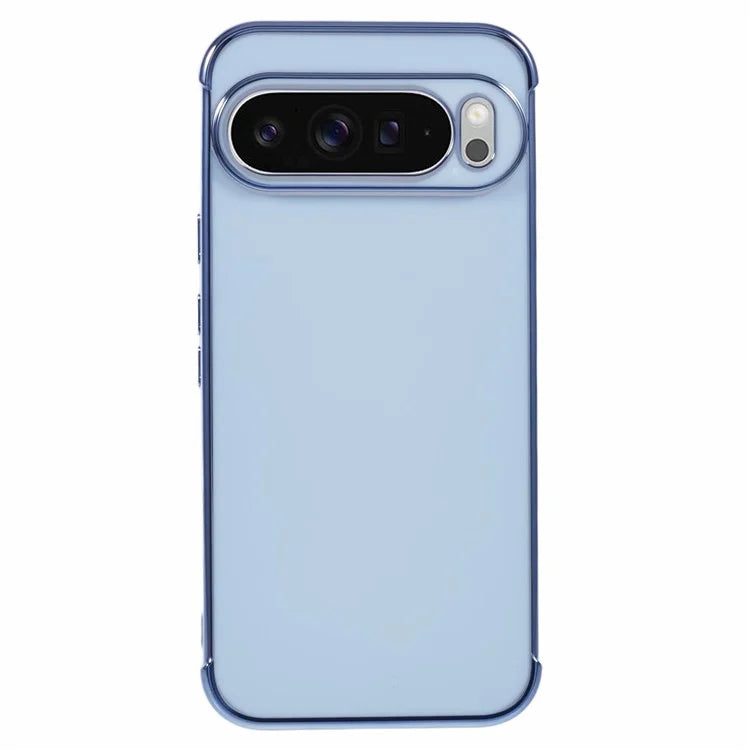 For Google Pixel 9 Pro XL Case Electroplated Frame TPU Soft Phone Cover