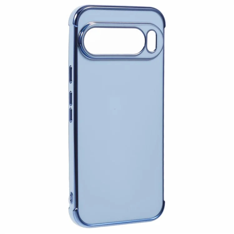 For Google Pixel 9 Pro XL Case Electroplated Frame TPU Soft Phone Cover