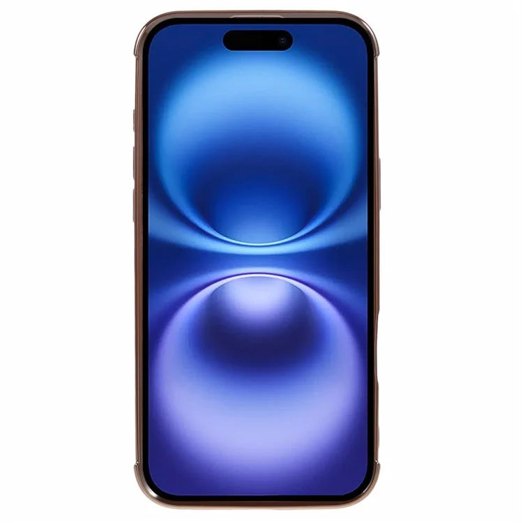For iPhone 16 Plus Case Electroplated Frame TPU Soft Phone Cover