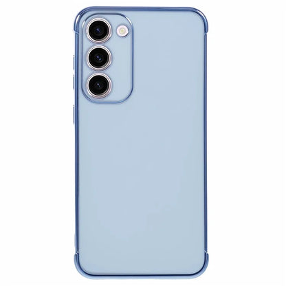 For Samsung Galaxy S23 Case Electroplated Frame TPU Soft Phone Cover