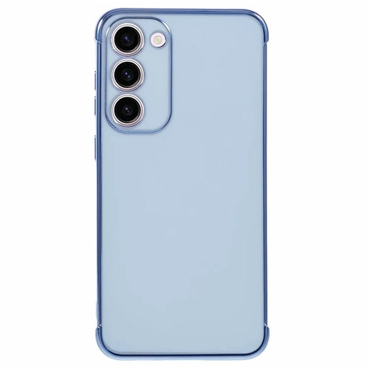 For Samsung Galaxy S23 Case Electroplated Frame TPU Soft Phone Cover